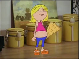 animated Lizzie McGuire big belly