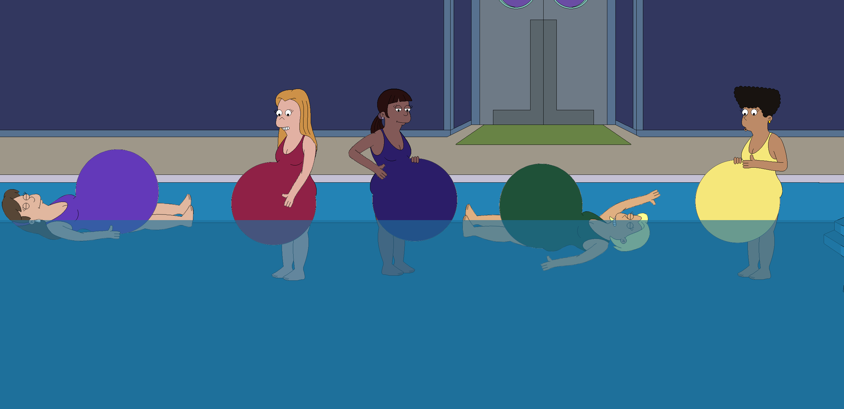Pool Day by locuaz15143 on DeviantArt
