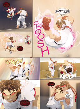 Ryu vs Dark Sakura 5