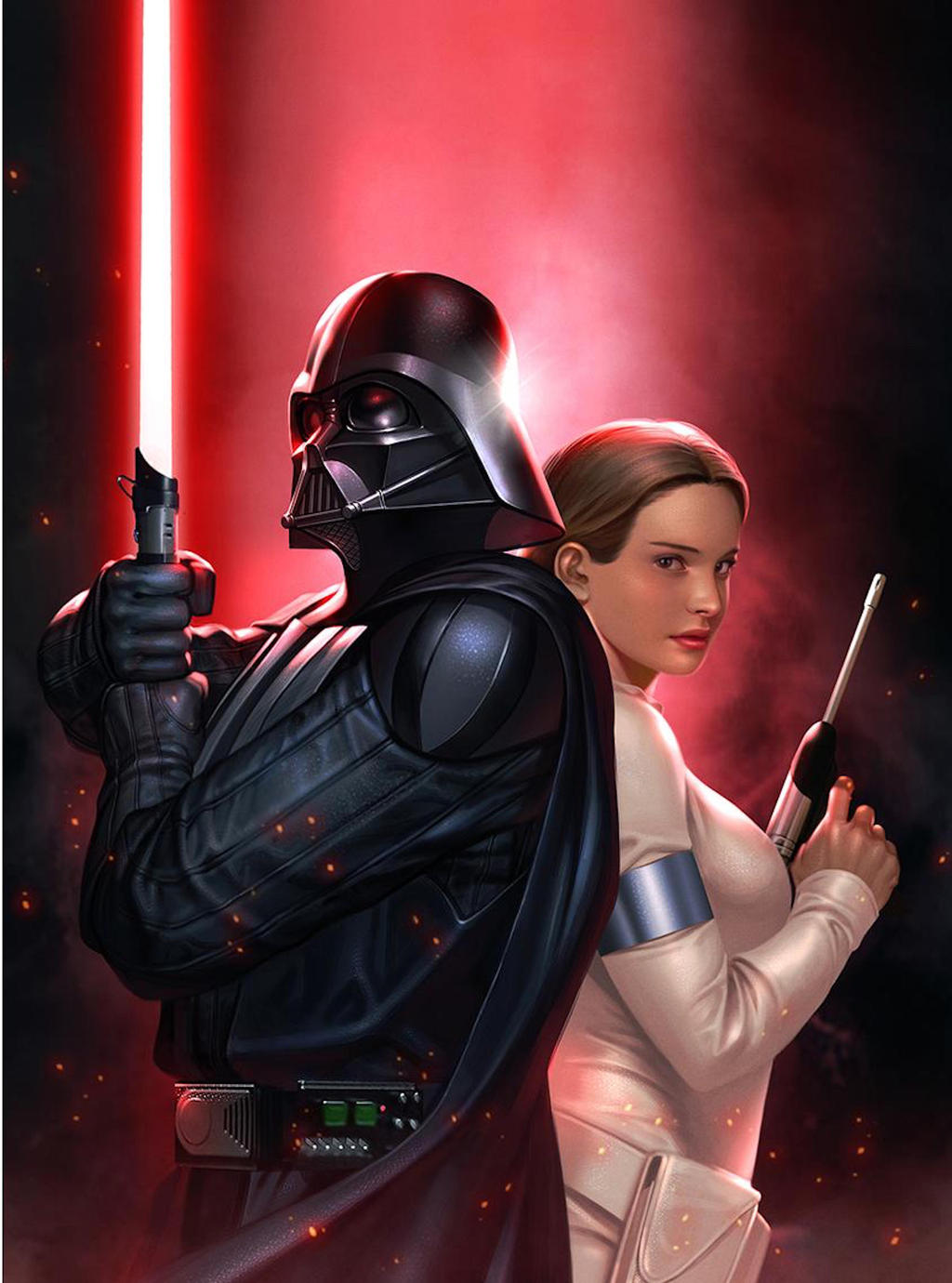 Darth Vader and Padme Amidala - Reunion by ChaosEmperor971 on DeviantArt