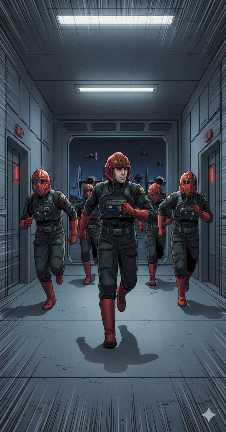 Zsinj Raptors Zsinj TIE Raptor Pilots Rushing To Their Fighters by ChaosEmperor971 on ...