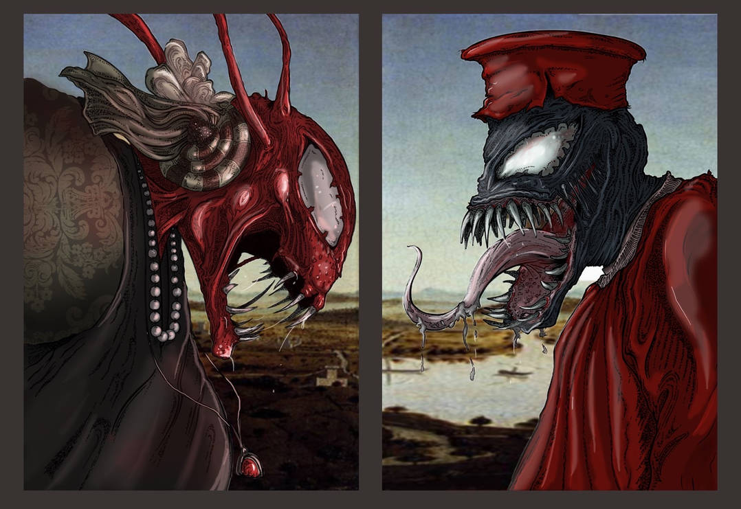 Carnum Venom Carnage portrait by Jaymooers on DeviantArt