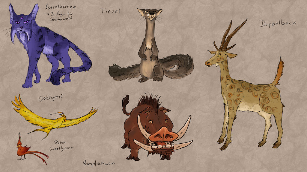 Some Quick Creature Designs by NeonixComic on DeviantArt