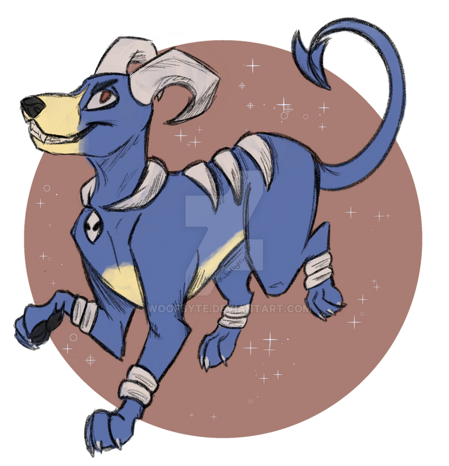 Shiny Houndoom! by Woofbyte on DeviantArt