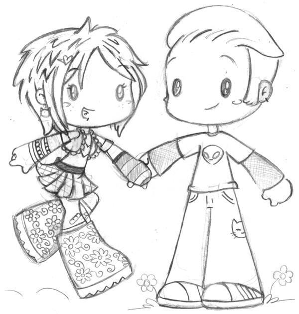 Makochan e Alan by analage on DeviantArt