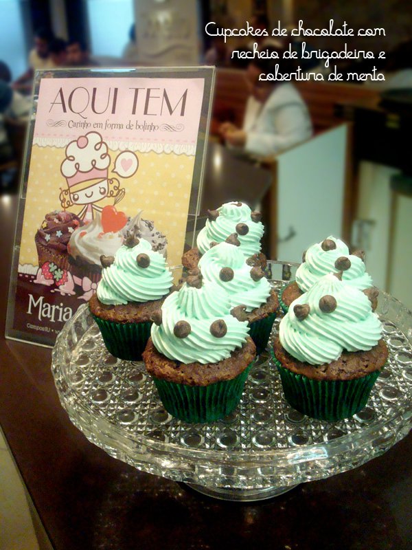 Choco and Mint Cupcakes