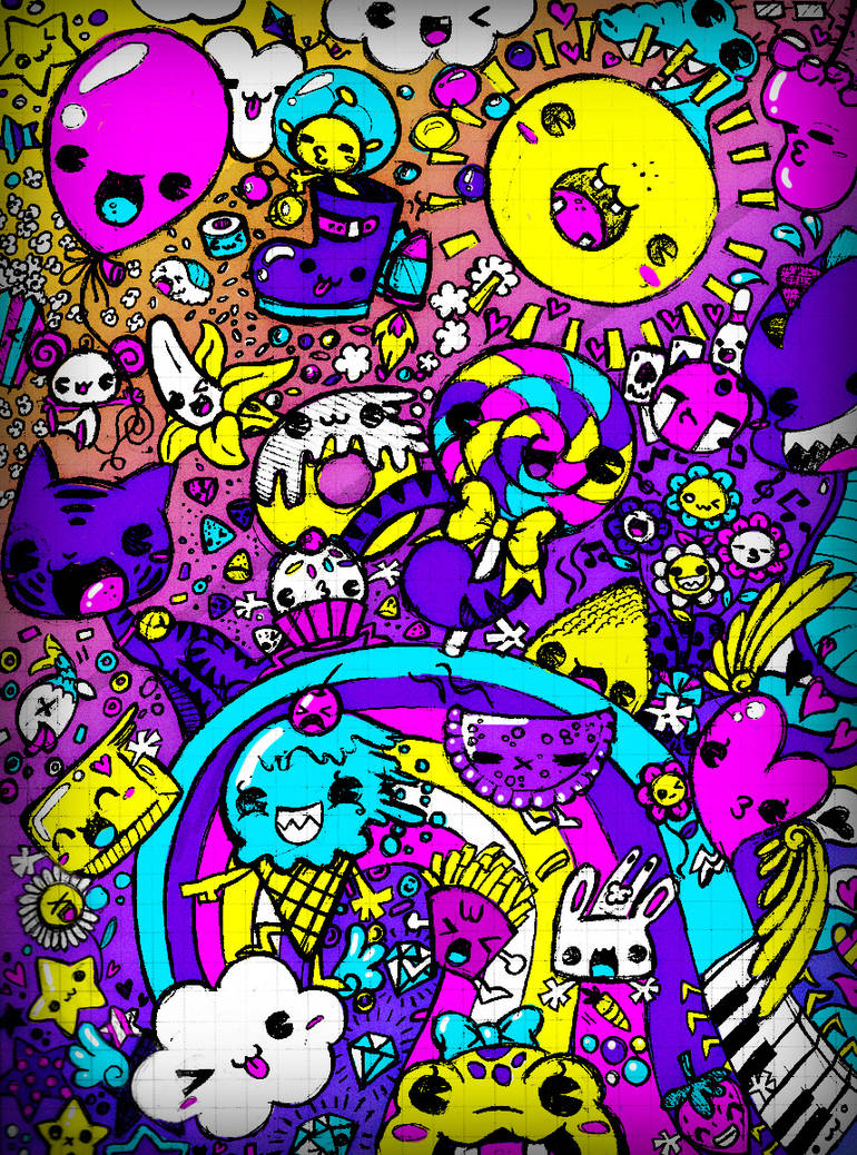 Pac-man  Random doodle Hanka - Illustrations ART street