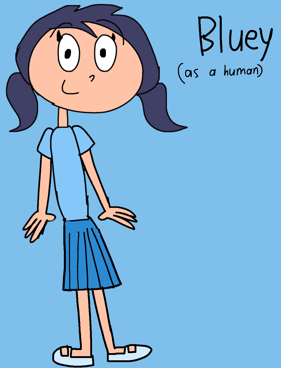Bluey Human Bluey Muffin As Human at John Lindgren blog
