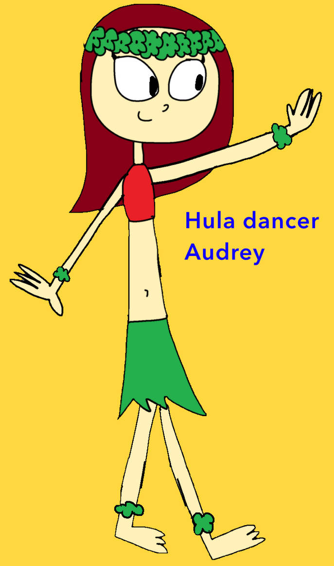 Hula dancer Audrey in my style (request) by GlitteryLemonCookie on ...