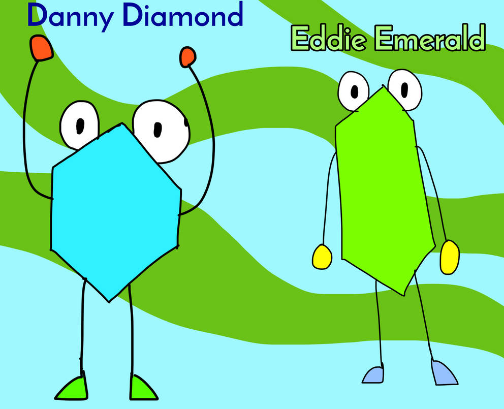 Danny Diamond Rhyme Danny Diamond and Eddie Emerald (art trade) by GlitteryQuartzCookie on ...