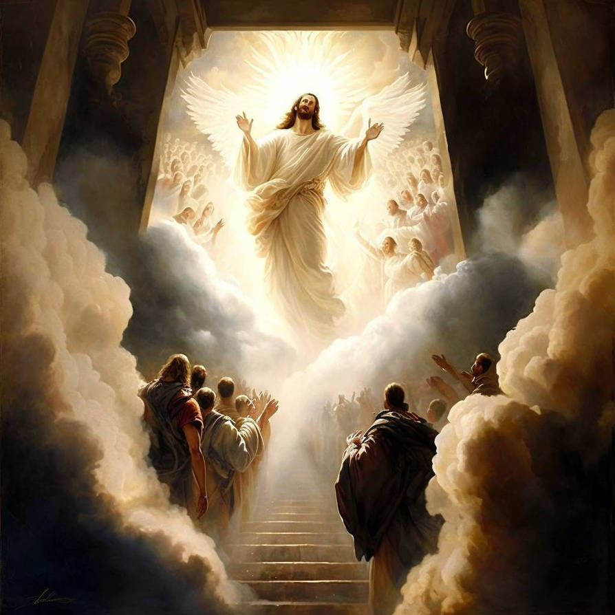 You will see heaven open and the angels of God... by fernandadesa on