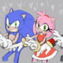 Sonic Amy and Shadow | Kawaii dancing