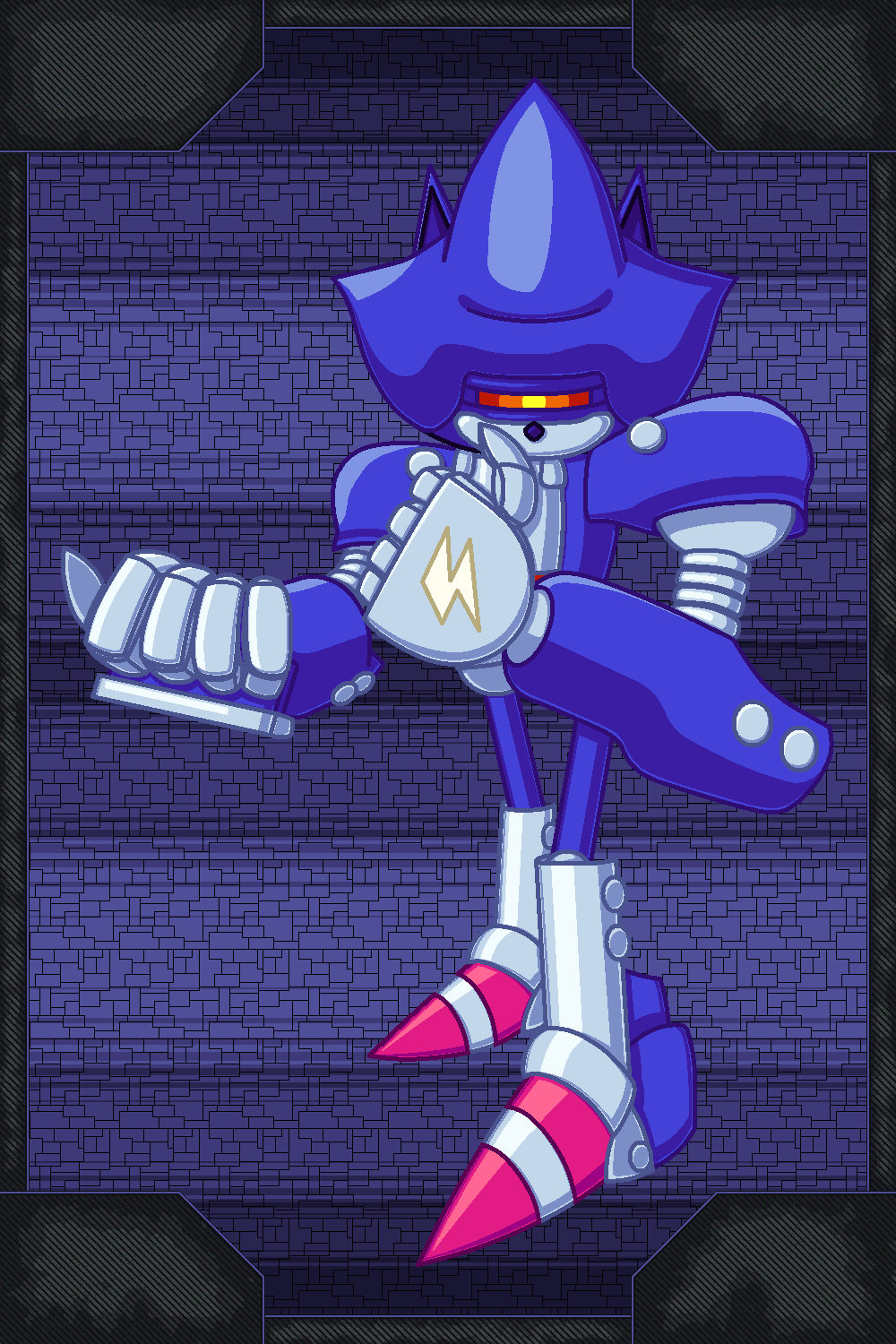 Mecha Sonic Mk.II by Katlike-Rider on DeviantArt