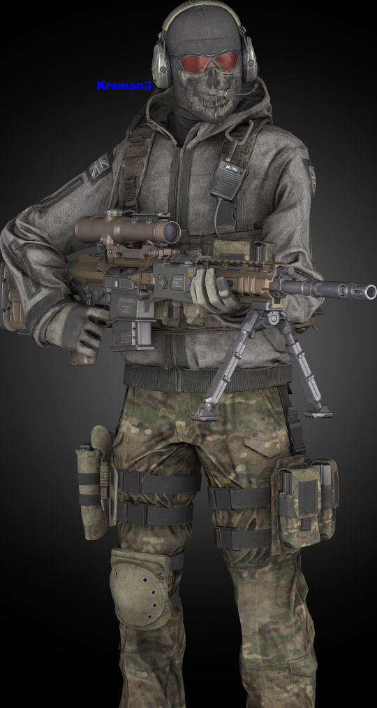 Modern Warfare Ghost by dogsoldierr on DeviantArt