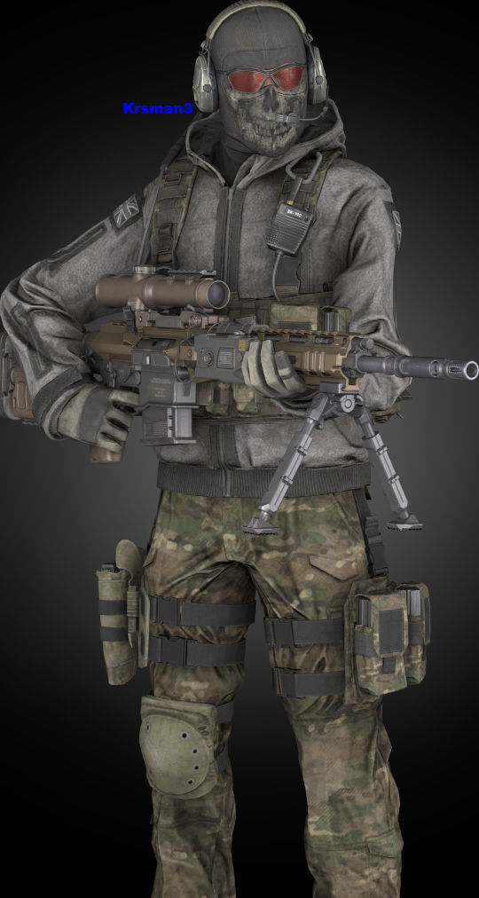 Roba Cod Call Of Duty 4-Modern Warfare 2 - Ghost by Krsman30 on DeviantArt