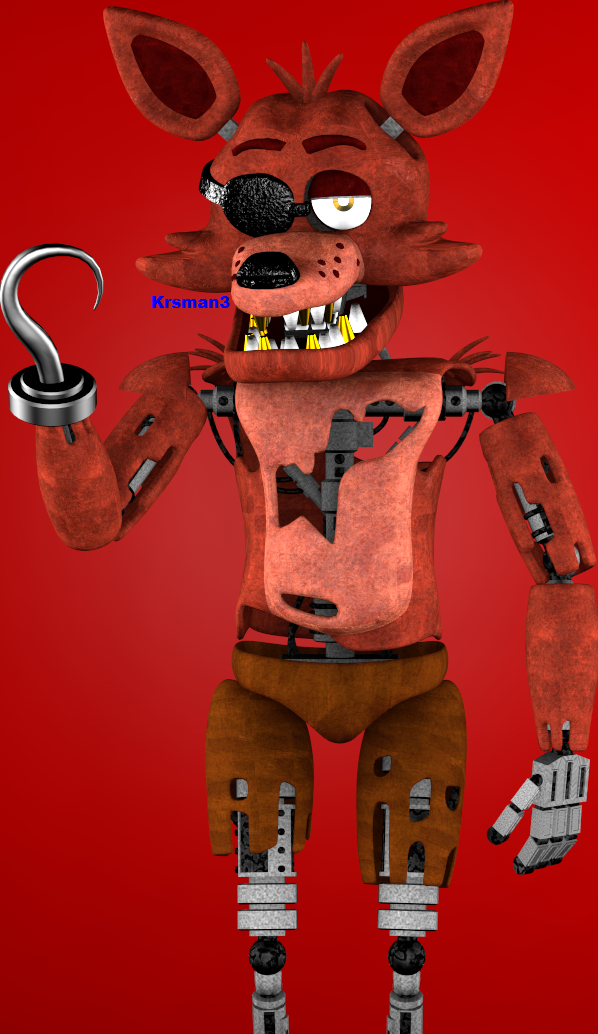 Five Nights At Freddy's 1 - Foxy by Krsman30 on DeviantArt