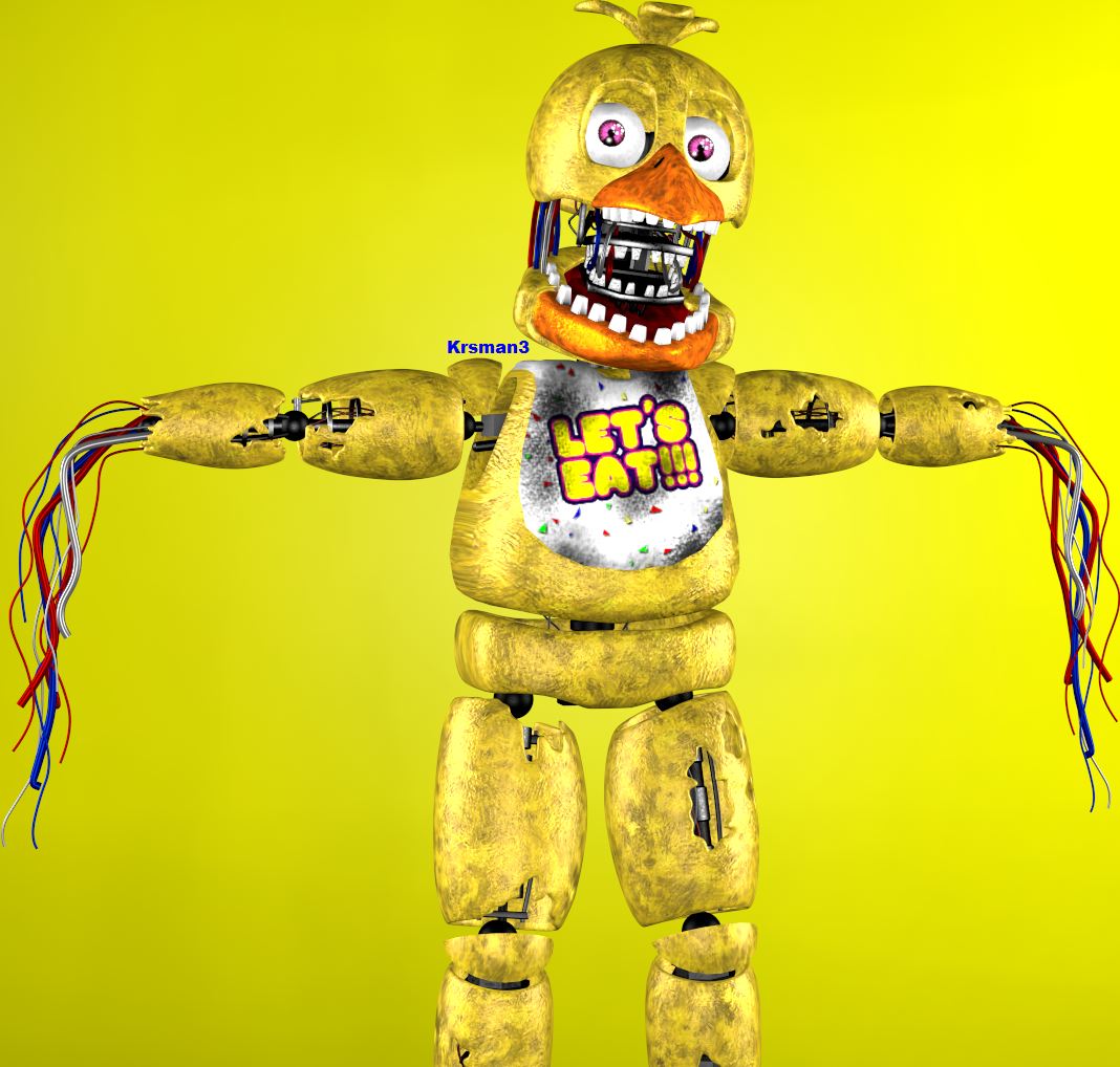 Fnaf 2  Withered Chica by QuelendUnderground on DeviantArt