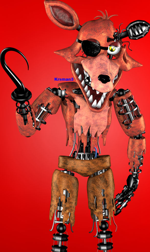 Withered Foxy (Fnaf 2) by DDolhon on DeviantArt