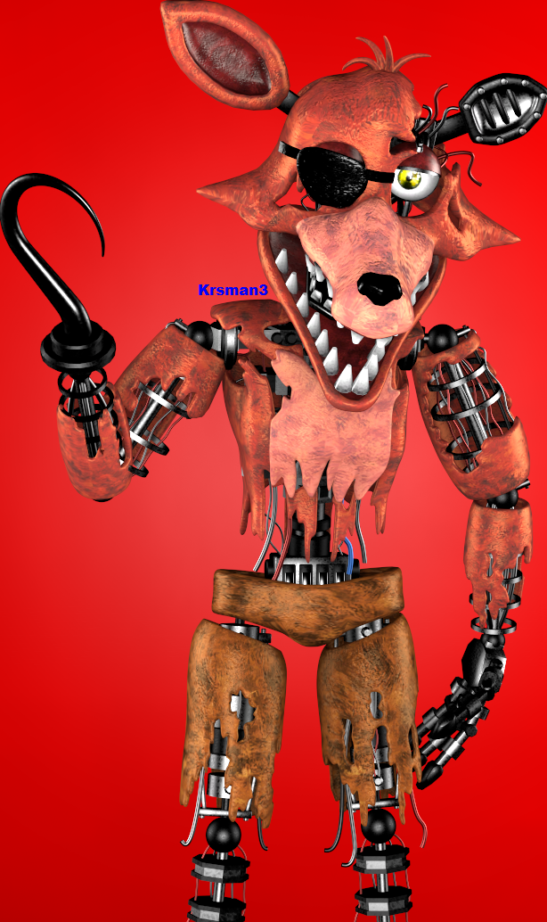 Fixed Withered Foxy Update by YinyangGio1987 on DeviantArt