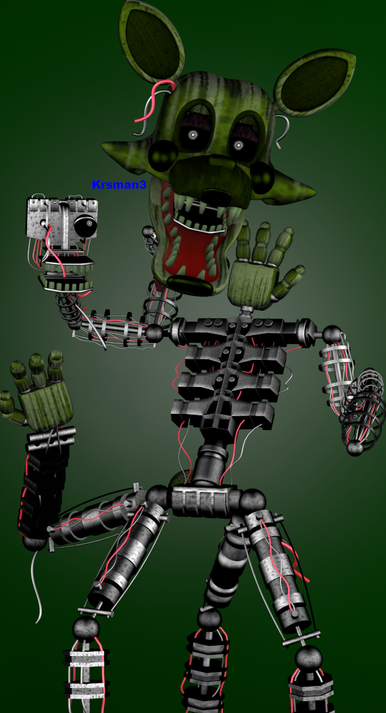 Five Nights At Freddy's 2 - Withered Foxy by Krsman30 on DeviantArt