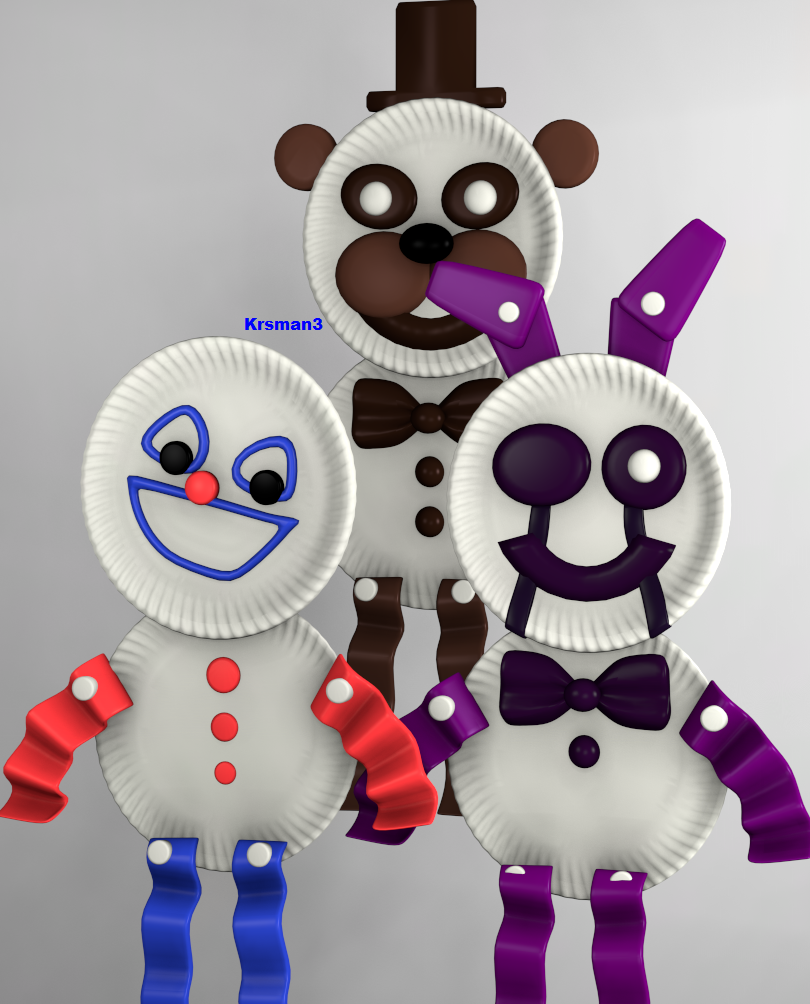 Five Nights At Freddy's World - Paperpals by Krsman30 on DeviantArt