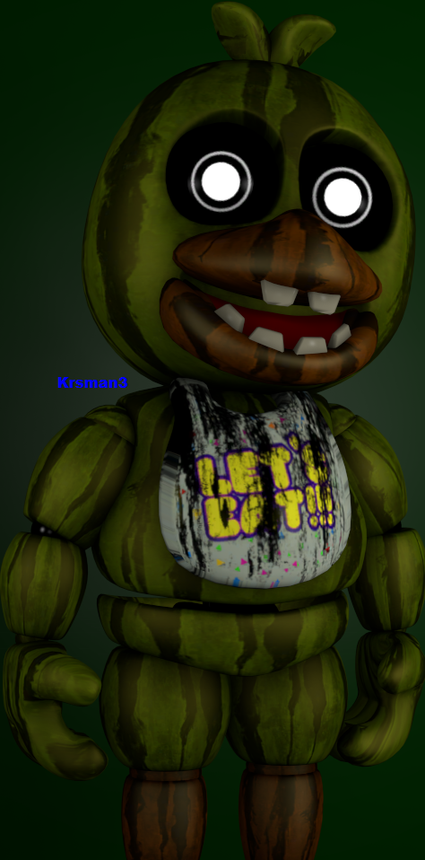 Five Nights At Freddy's World - Phantom Chica by Krsman30 on DeviantArt