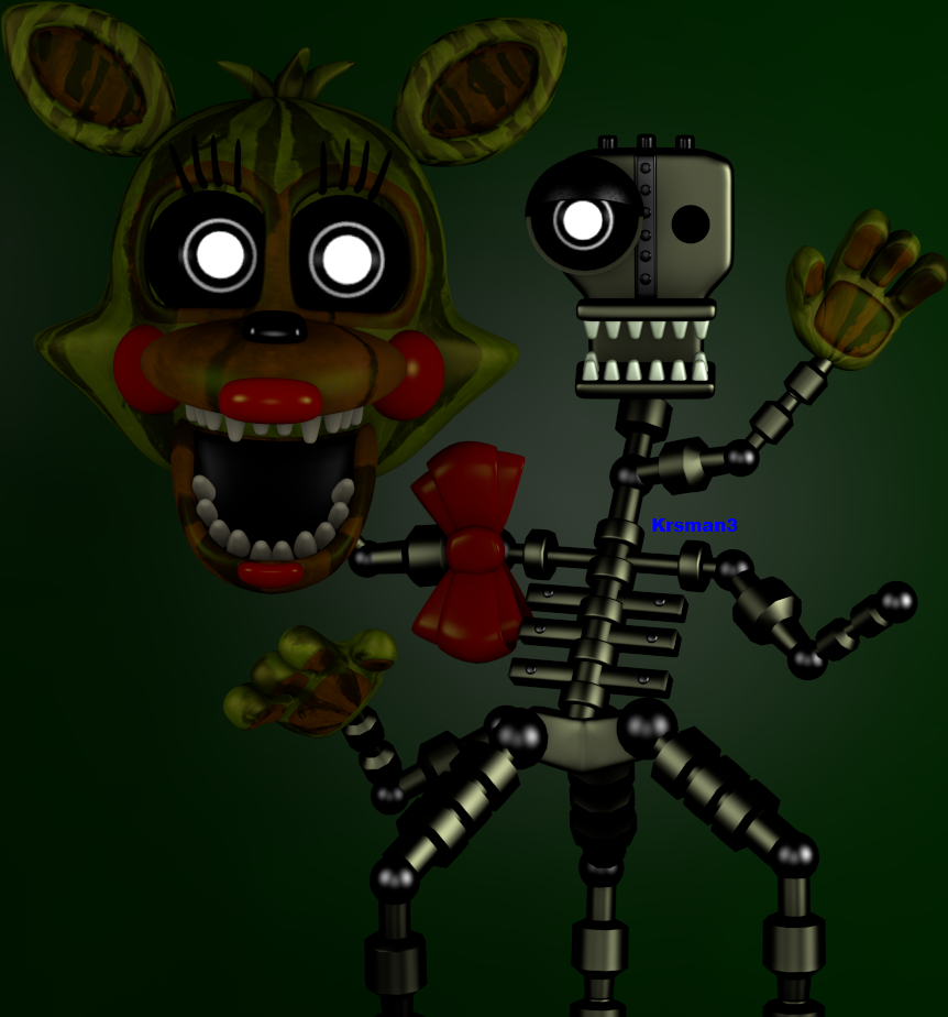 Five Nights At Candy's 2 - New Candy (Withered) by Krsman30 on DeviantArt