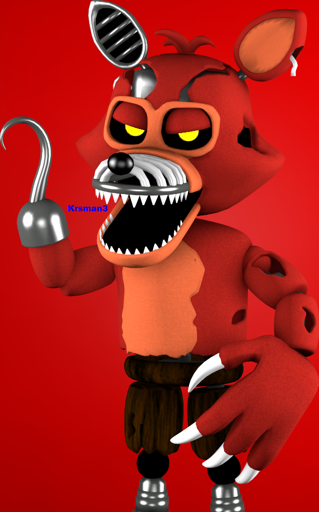 Five Nights At Freddy's 2 - Withered Foxy by Krsman30 on DeviantArt