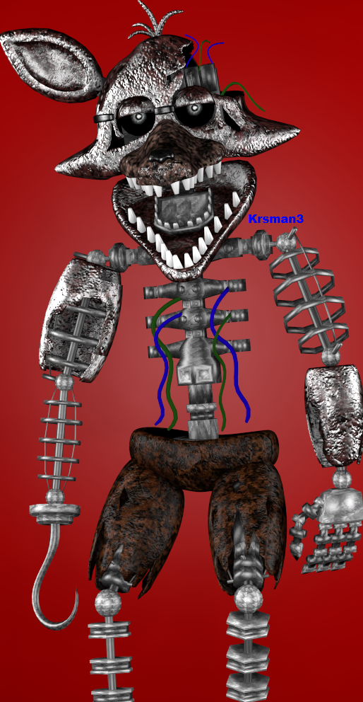 Five Nights At Freddy's 2 - Withered Foxy by Krsman30 on DeviantArt