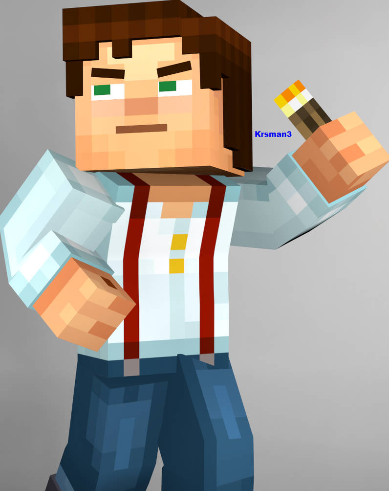 Minecraft Story Mode - Jesse by Krsman30 on DeviantArt