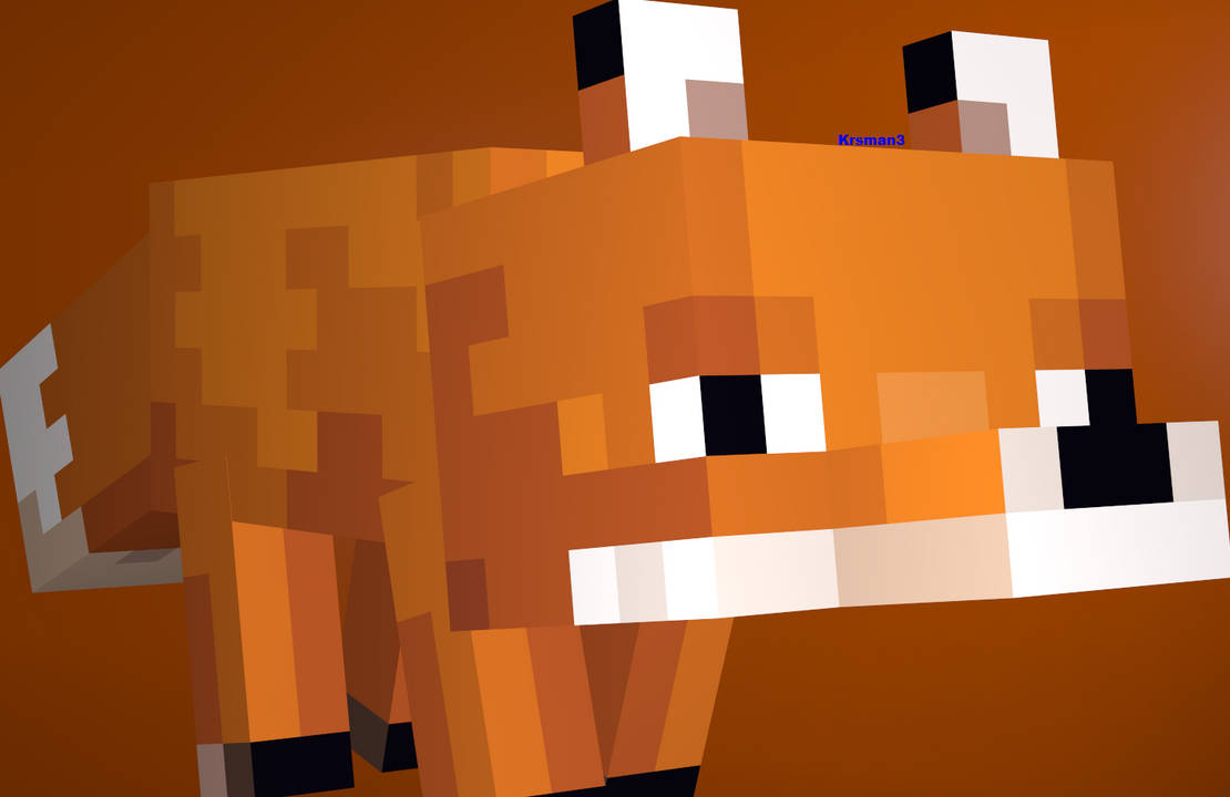 Minecraft - Fox by Krsman30 on DeviantArt