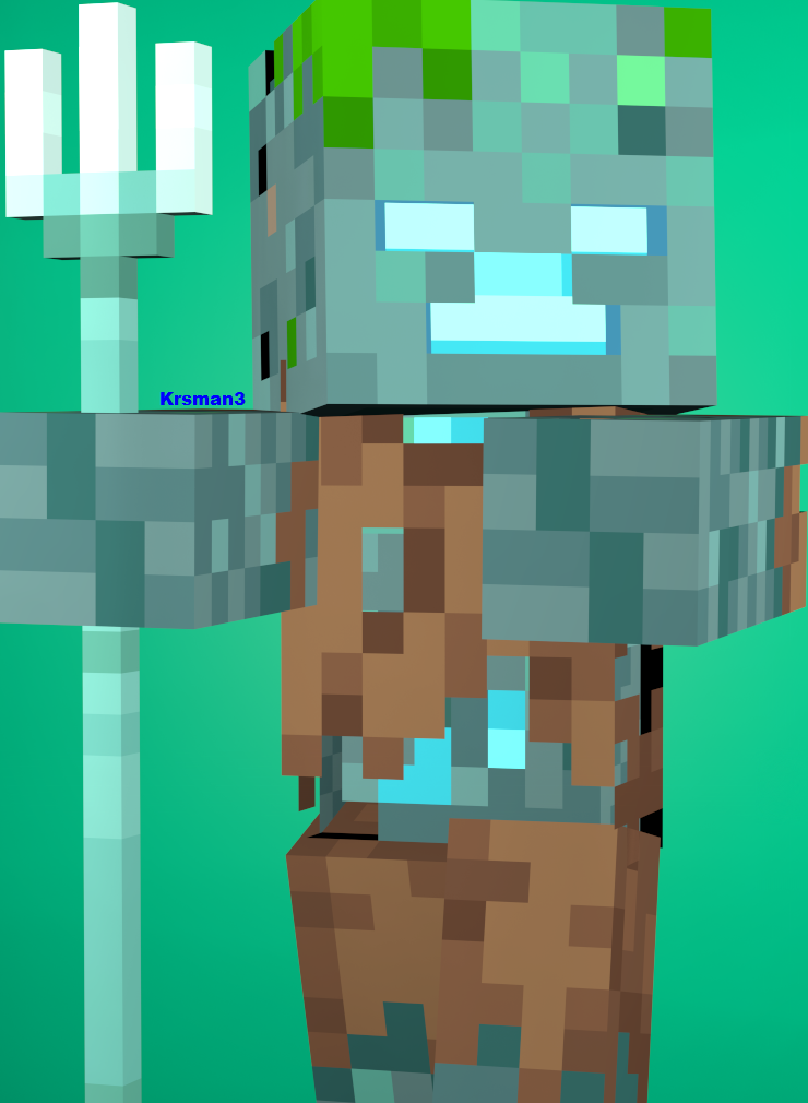Minecraft Drowned Rading Minecraft - Drowned by Krsman30 on DeviantArt