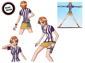 Nami R35 Model One Piece 3D Model - Nami Rigged Blender by GomooStudio on DeviantArt