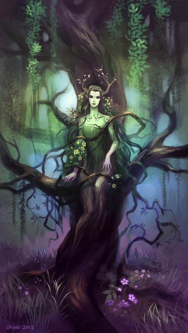 Dryad By Okha On DeviantArt