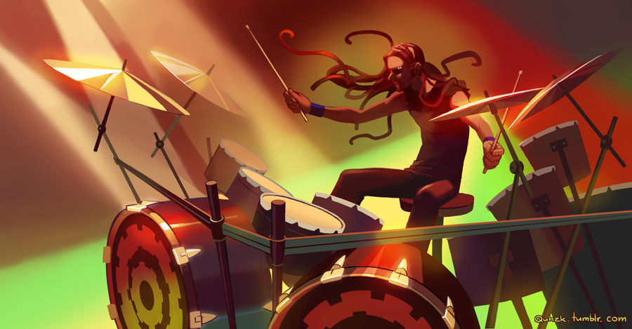 Metalocalypse - Pickles the Drummer by Okha on DeviantArt