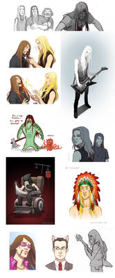 Metalocalypse Sketchdump