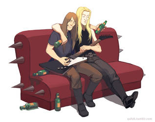 Metalocalypse - getting drunk