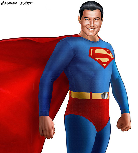 GEORGE REEVES AS SUPERMAN