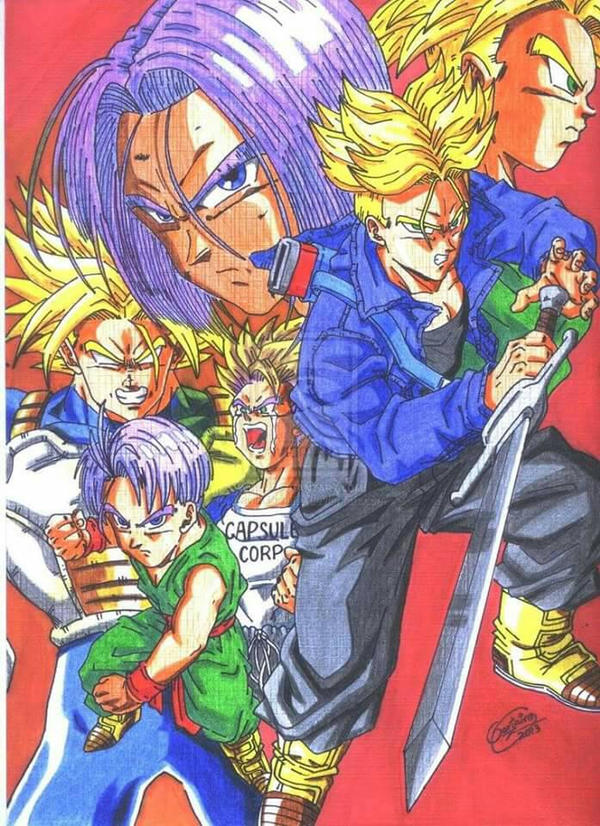 Trunks by DavidGortaireDBZArt on DeviantArt