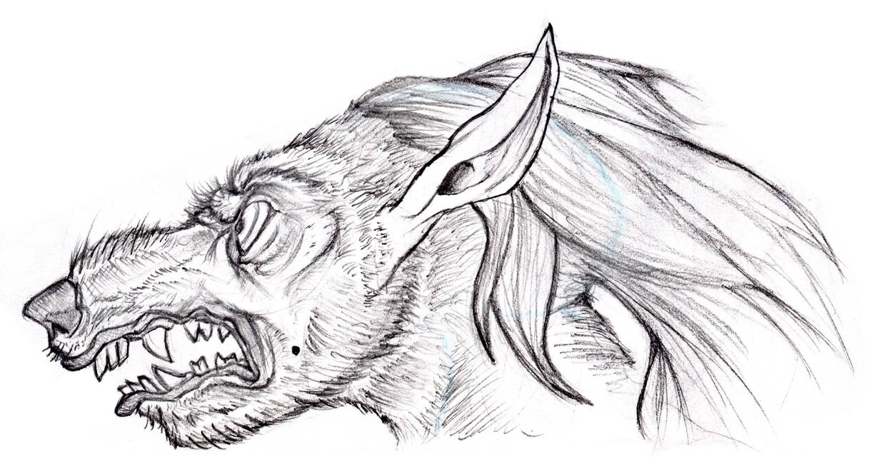 Werewolf Practical Design Werewolf design by ThisGuyDraws on DeviantArt