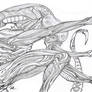 Xenomorph Pencil Study