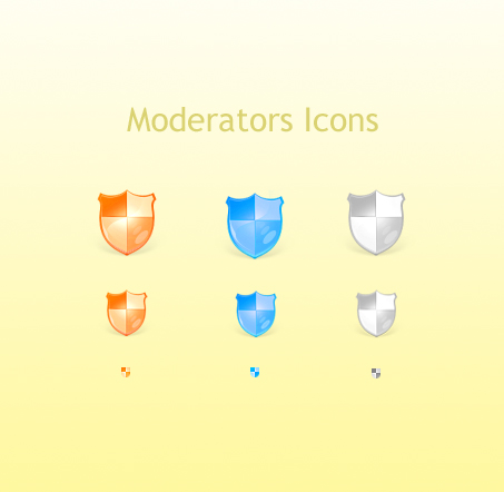 Moderators Icons