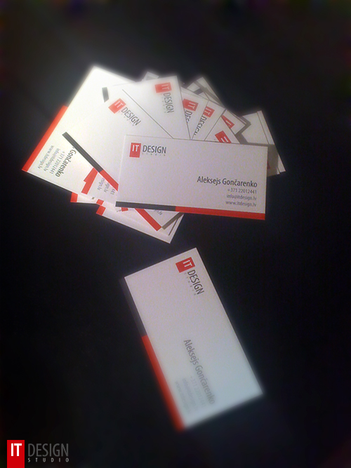 IT Design business card