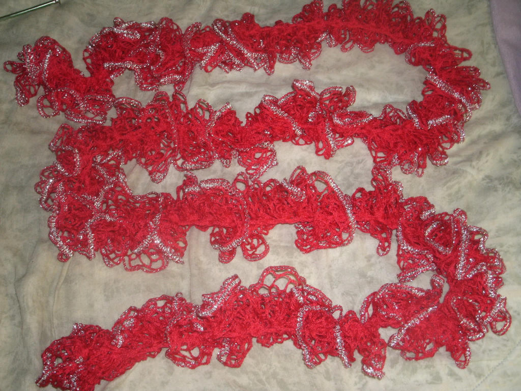 Hot Pink Ruffle Scarf by MOG3 on DeviantArt