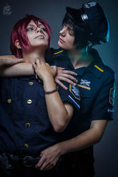 Rin and Sousuke Police ~~ Come here