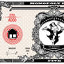 Monopoly bank note 5 poly