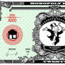 Monopoly bank note 20 poly