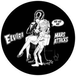 Elvira and Mars Attacks