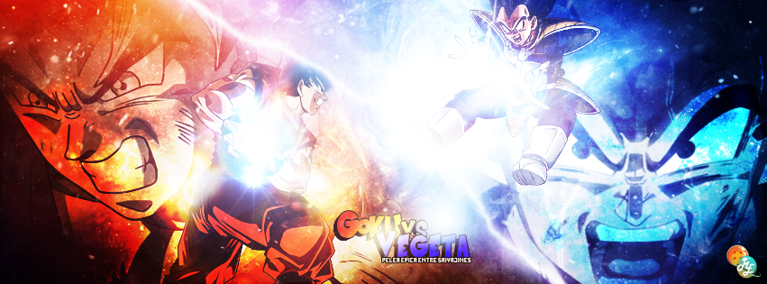 Portada de Goku vs Vegeta by MundoEdicionDA on DeviantArt