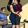 Diana Prince and Lois Lane Kiss